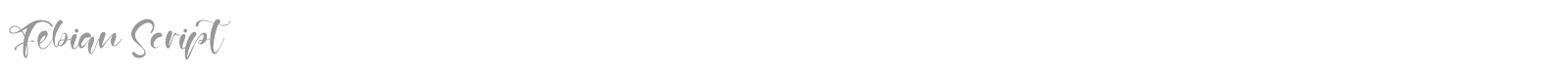 Febian Script font preview